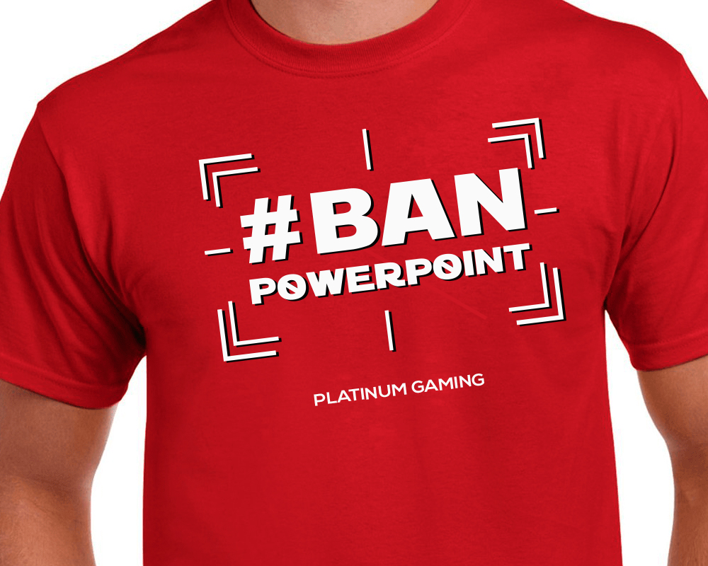 T-Shirt Design for Platinum Gaming
