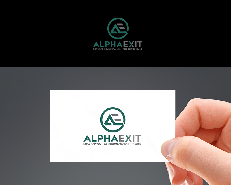 Logo Design for AlphaExit - Roadmap Your Expansion and Exit Timeline