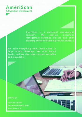 Banner Ad Design Entry 1755580 submitted by AleksanderK to the contest for AmeriScan run by kserbenski@ameriscanimaging.com