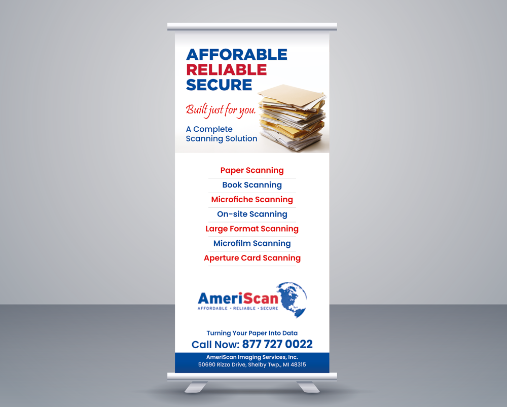 Banner Ad Design for AmeriScan