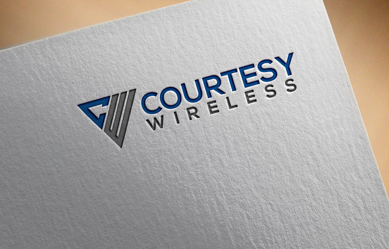 Logo Design for Courtesy Wireless