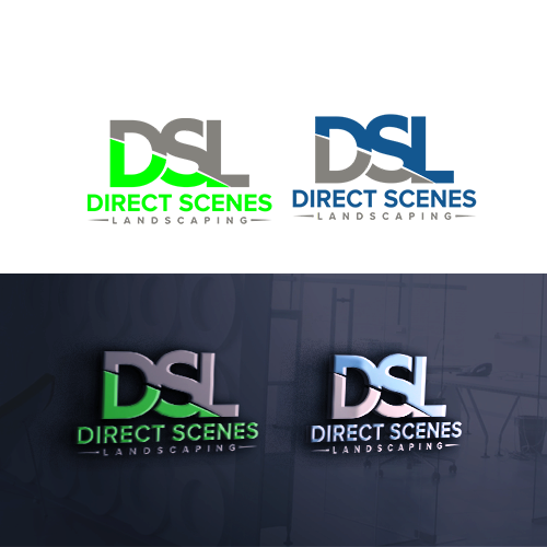Logo Design for Direct Scenes Landscaping