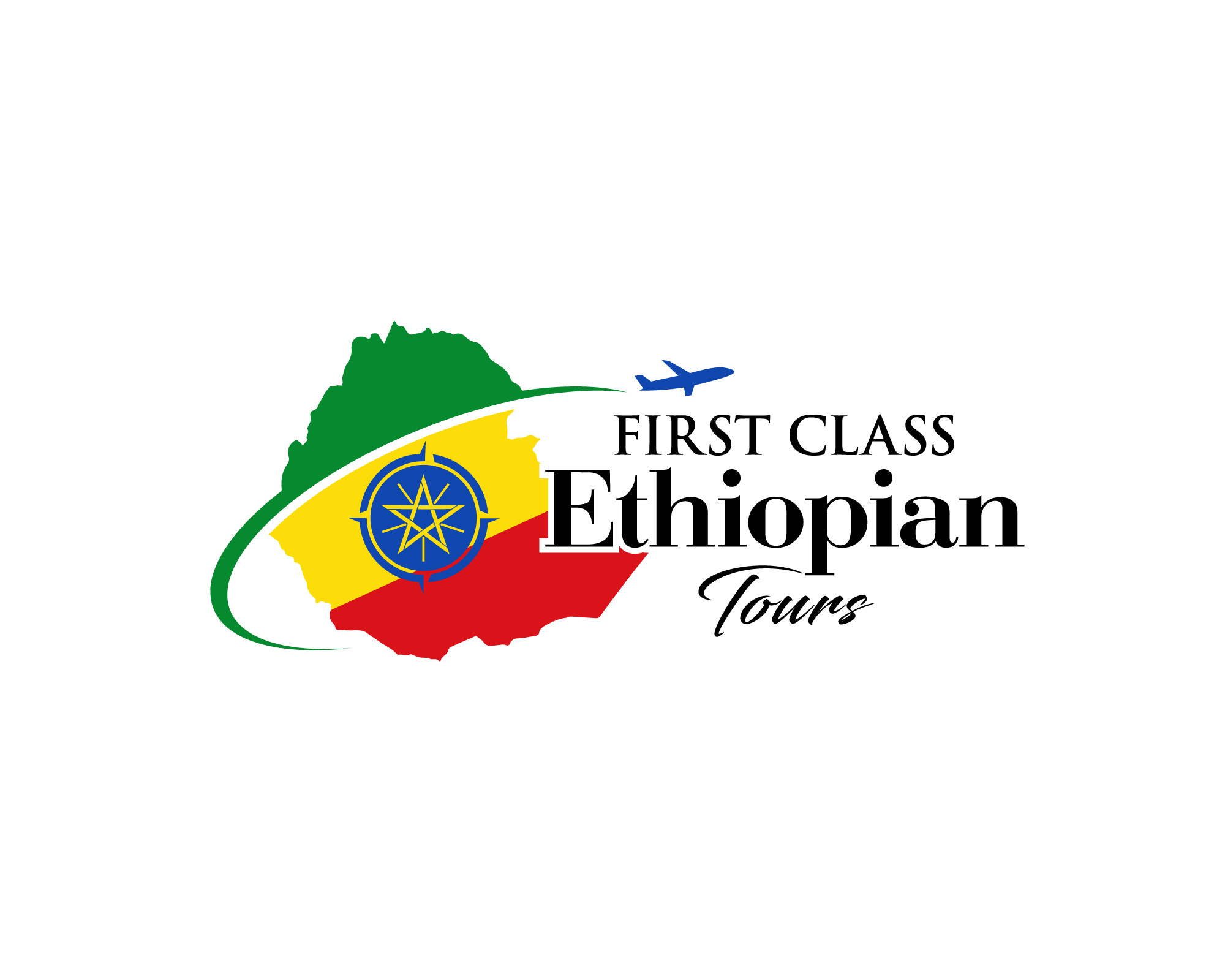 Logo Design for First Class Ethiopian Tours