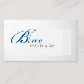 Blue Events &amp; Co. entry by Am That Creative