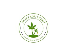 Winning entry: &lsquo;Sweet Lou&rsquo;s CBD Shop&rsquo; with or without &lsquo;shop&rsquo; entry by mikka_luv