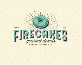 Winning entry: Firecakes Donuts entry by 7