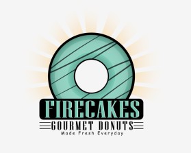 Firecakes Donuts entry by logohub