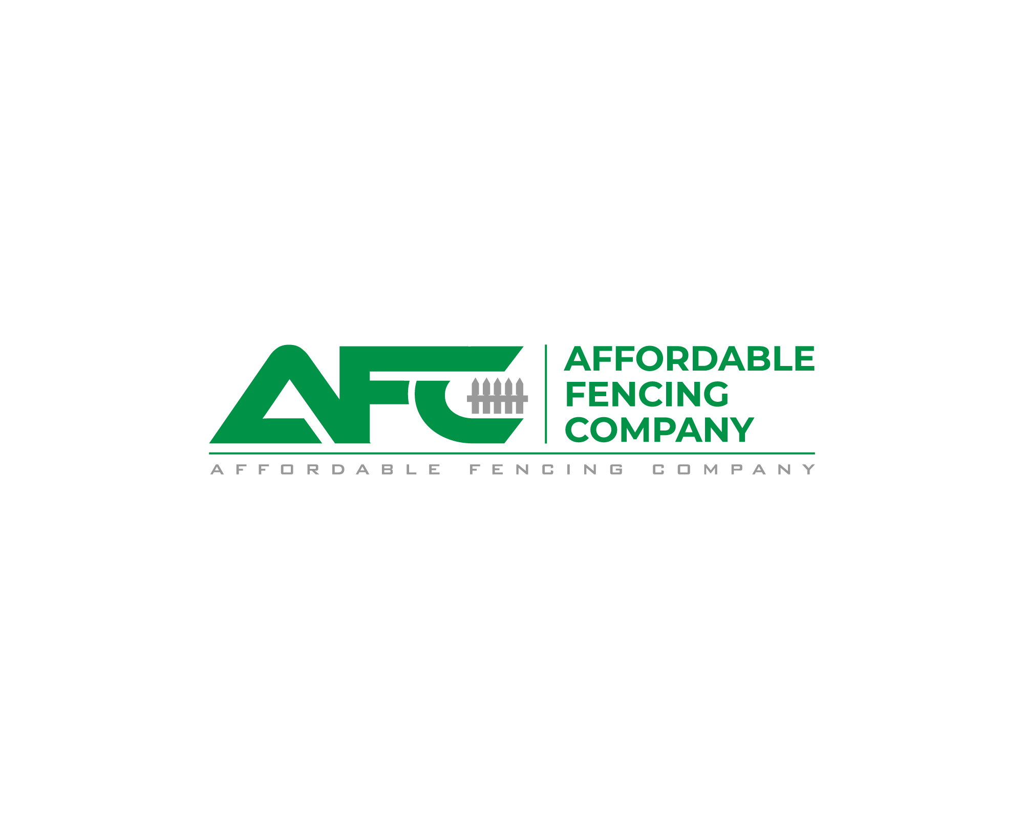 Logo Design for Affordable Fencing Company - AFC