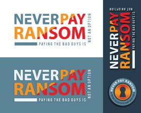 Winning entry: NeverPayRansom.com entry by beekitty7