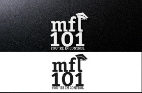 MyFinancialLife101.com is mfl101.com (both registered): Wanting mfl and 101 stacked on top of each other with a graduation cap hangning off the upper righ hand corner of block where the 'l' or 'L' is located entry by CYBER WILLIAMS