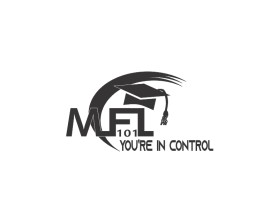 MyFinancialLife101.com is mfl101.com (both registered): Wanting mfl and 101 stacked on top of each other with a graduation cap hangning off the upper righ hand corner of block where the 'l' or 'L' is located entry by Narti Design