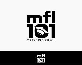 MyFinancialLife101.com is mfl101.com (both registered): Wanting mfl and 101 stacked on top of each other with a graduation cap hangning off the upper righ hand corner of block where the 'l' or 'L' is located entry by Artezza