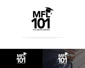 MyFinancialLife101.com is mfl101.com (both registered): Wanting mfl and 101 stacked on top of each other with a graduation cap hangning off the upper righ hand corner of block where the 'l' or 'L' is located entry by Ed Art