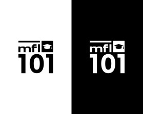 MyFinancialLife101.com is mfl101.com (both registered): Wanting mfl and 101 stacked on top of each other with a graduation cap hangning off the upper righ hand corner of block where the 'l' or 'L' is located entry by BClothing