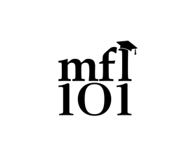 MyFinancialLife101.com is mfl101.com (both registered): Wanting mfl and 101 stacked on top of each other with a graduation cap hangning off the upper righ hand corner of block where the 'l' or 'L' is located entry by Fathenry