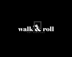 Walk and Roll Pet Services entry by malangdesign