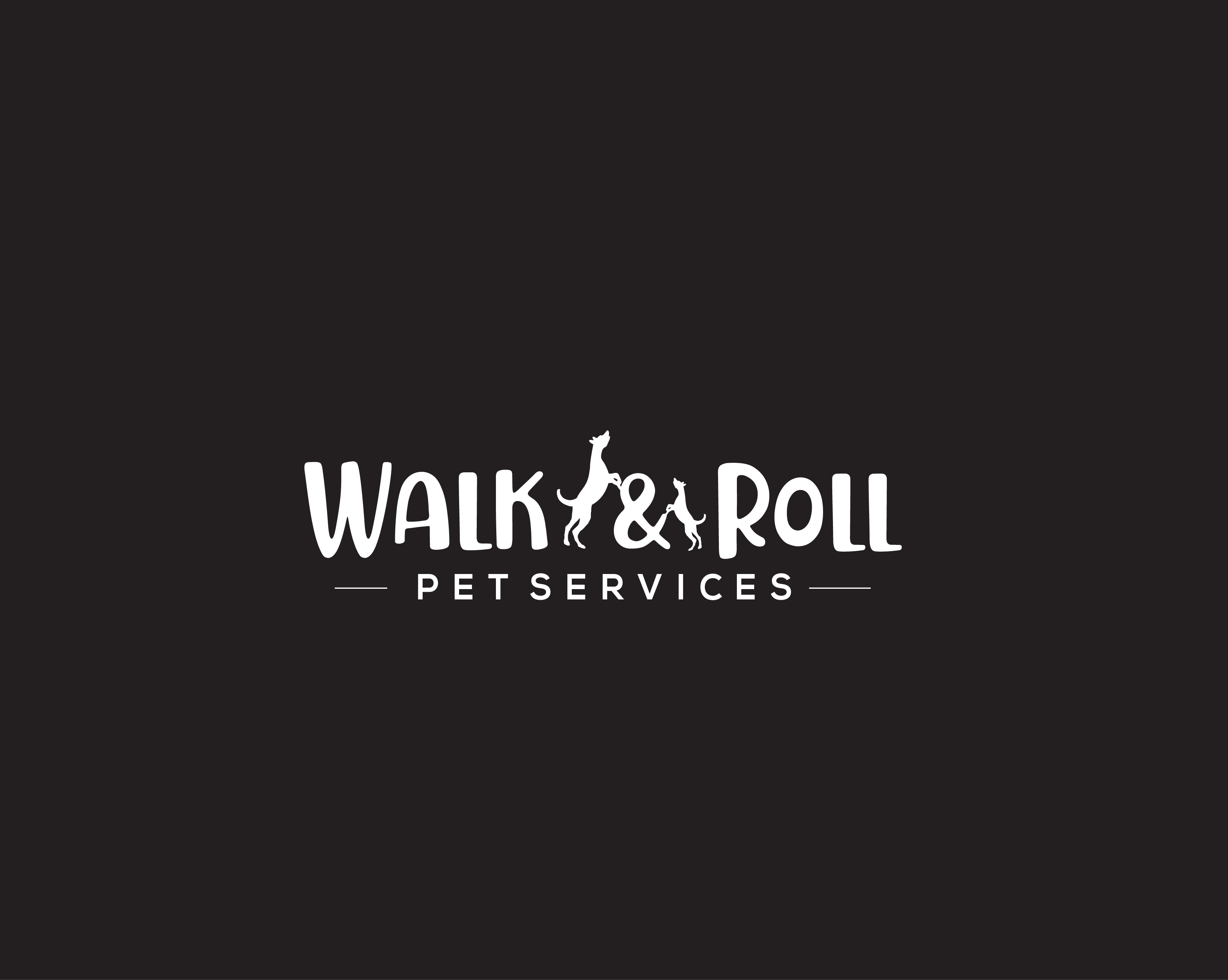 Logo Design for Walk and Roll Pet Services