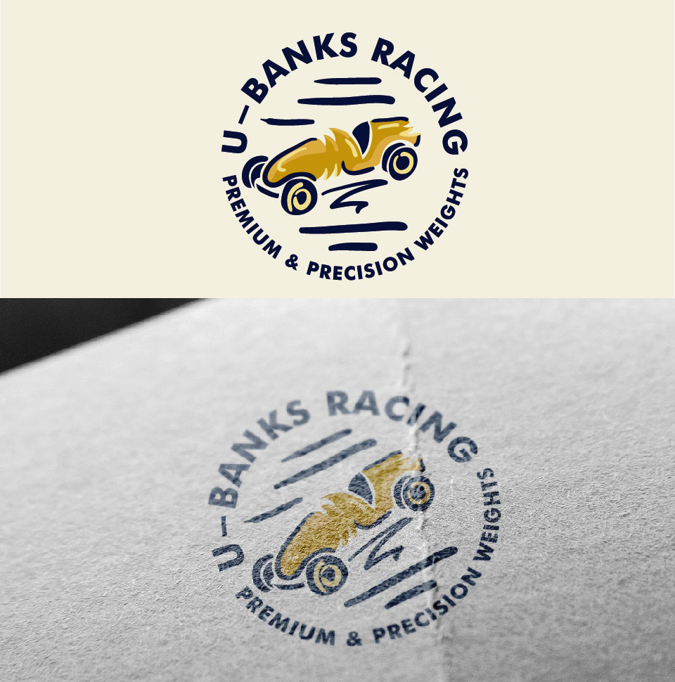 Logo Design for U-Banks Racing