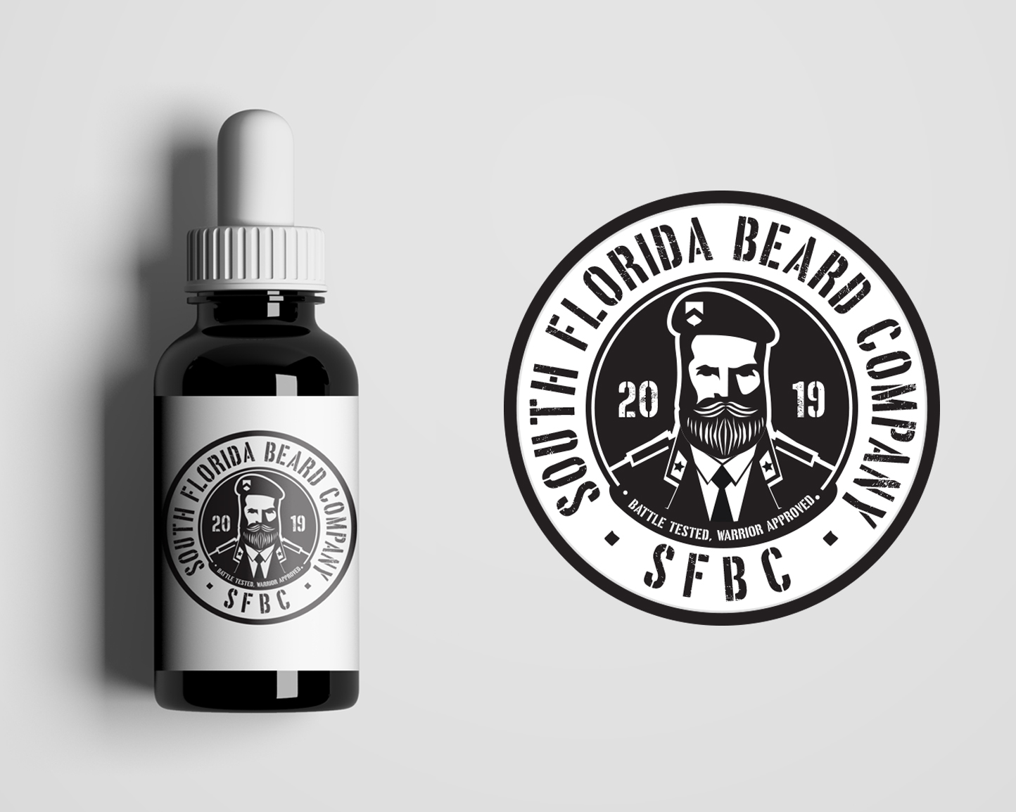 Logo Design for South Florida Beard Company 