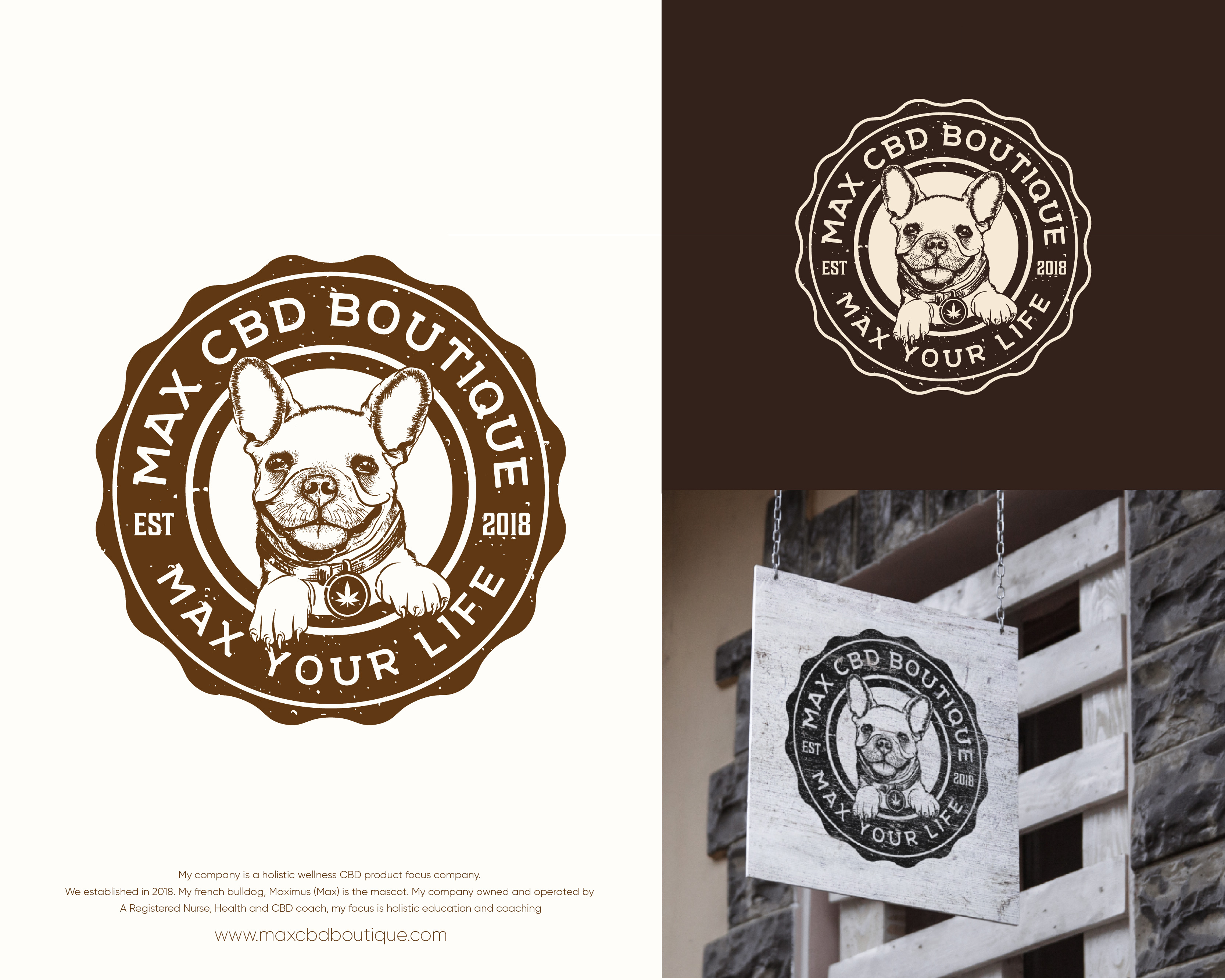 Logo Design for www.maxcbdboutique.com