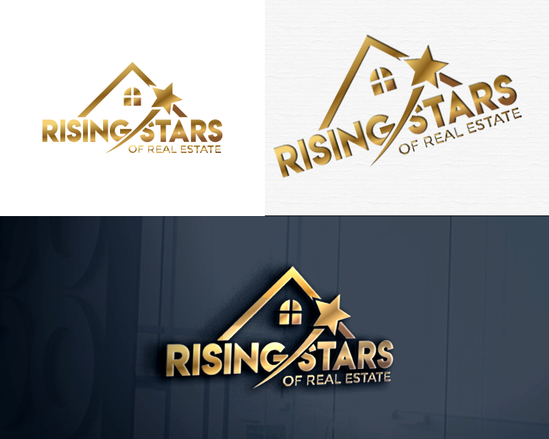 Logo Design for Rising Stars of Real Estate