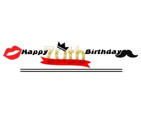 Happy 70th Birthday  entry by KiesJouwStijl
