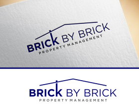 Winning entry:  Brick by Brick Property Management  entry by sella