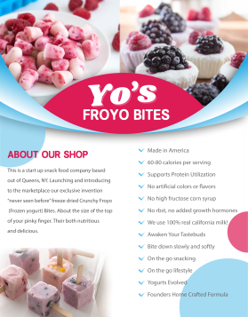 Yo&rsquo;s Froyo Bites  entry by sardor