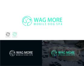 Wag More Mobile Dog Spa entry by logo037