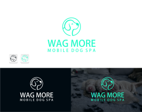 Wag More Mobile Dog Spa entry by logo037