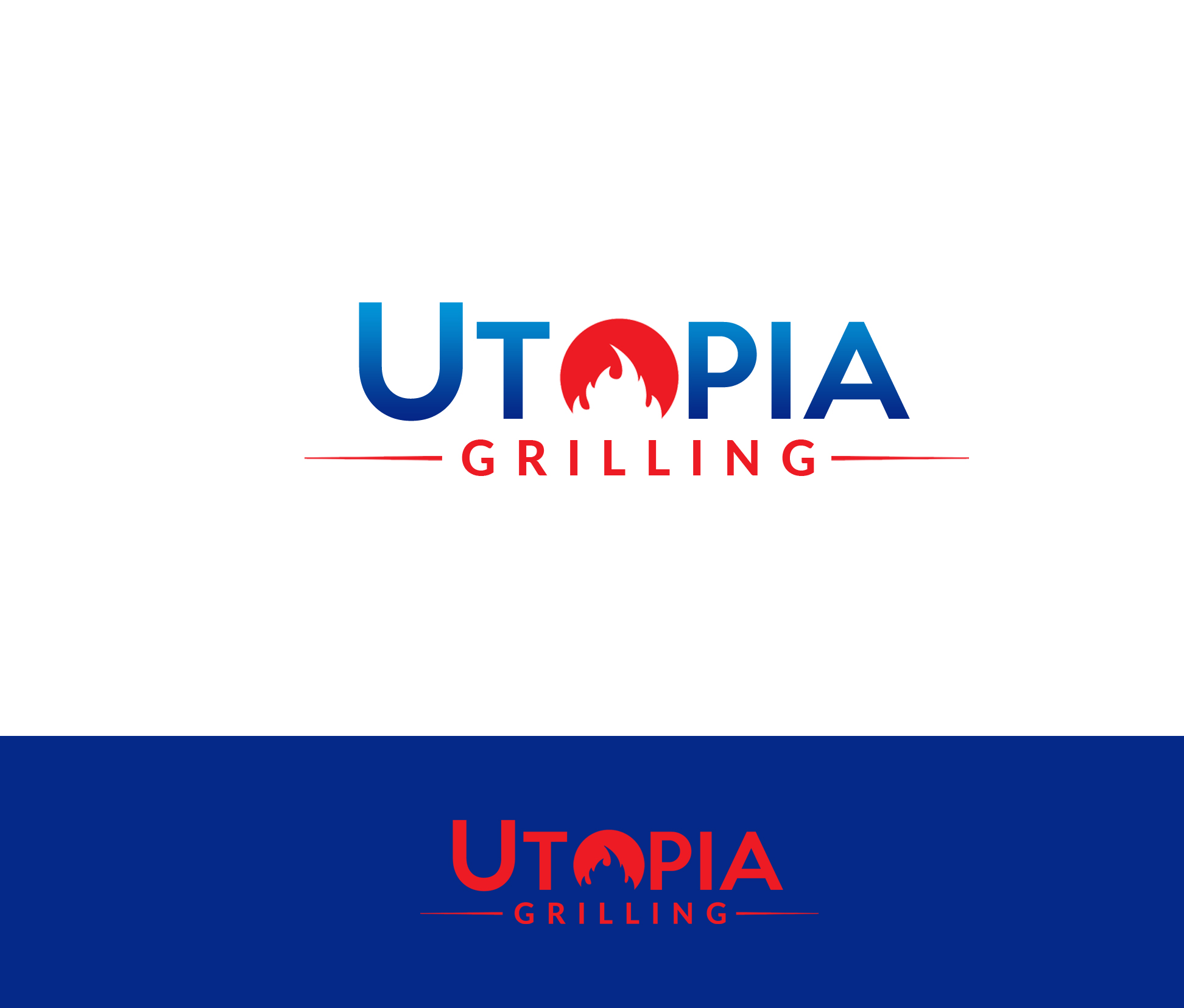 Logo Design for Utopia Grilling