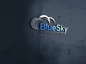 Winning entry: BlueSky Cloud Accounting entry by Sa_Shamjet