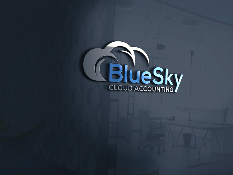 Logo Design for BlueSky Cloud Accounting