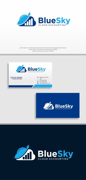 BlueSky Cloud Accounting entry by SigmaArt