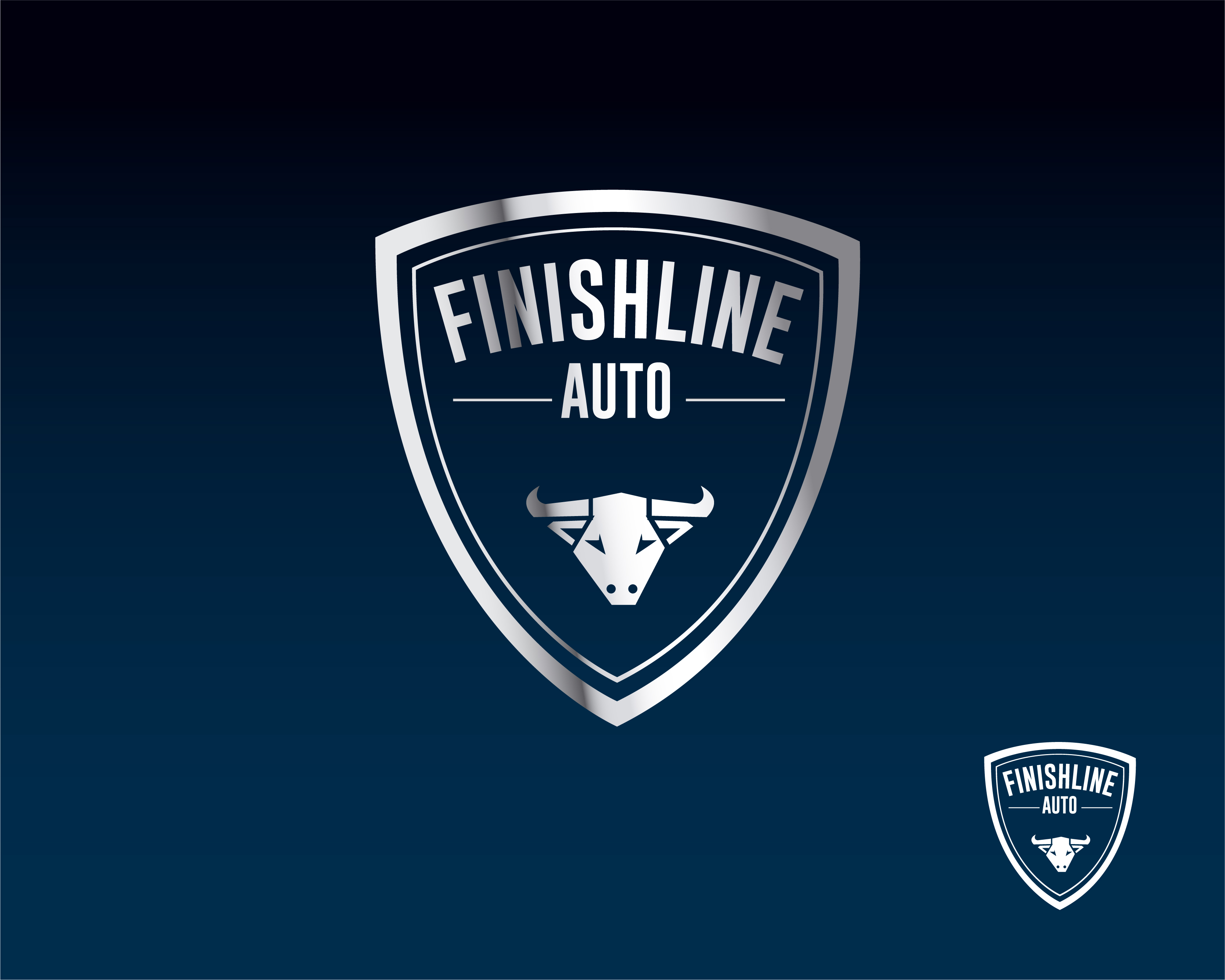 Logo Design for FinishLine Auto