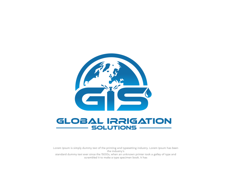 Logo Design for Global Irrigation Solutions (GIS)