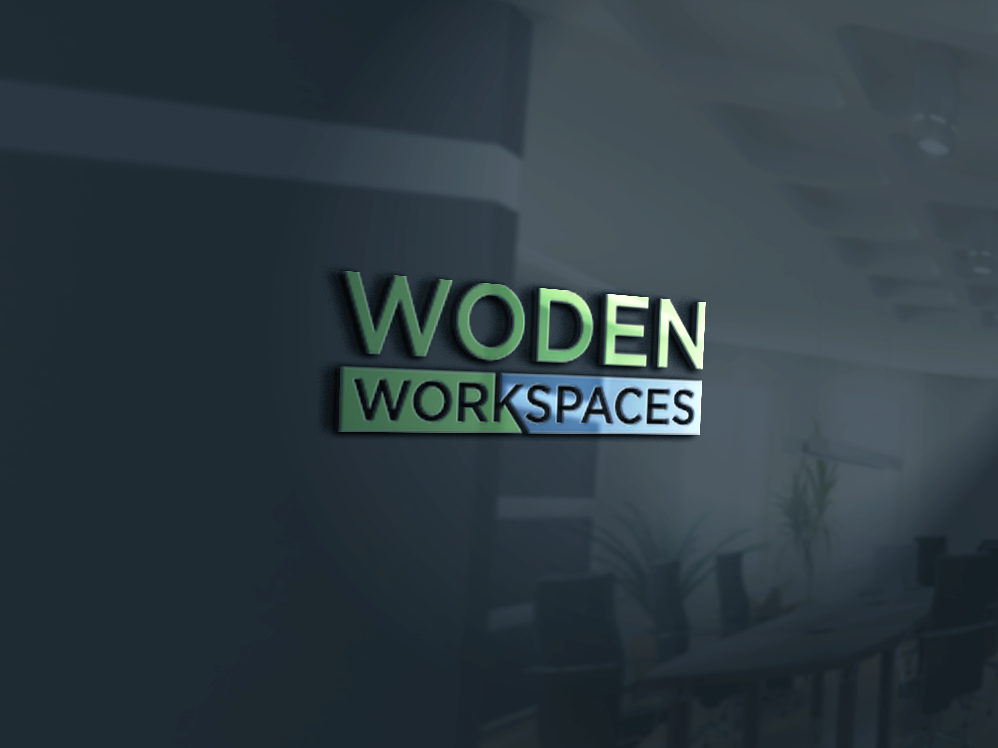 Logo Design for Woden Workspaces