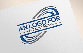 An logo for a talk show entry by Design Rock