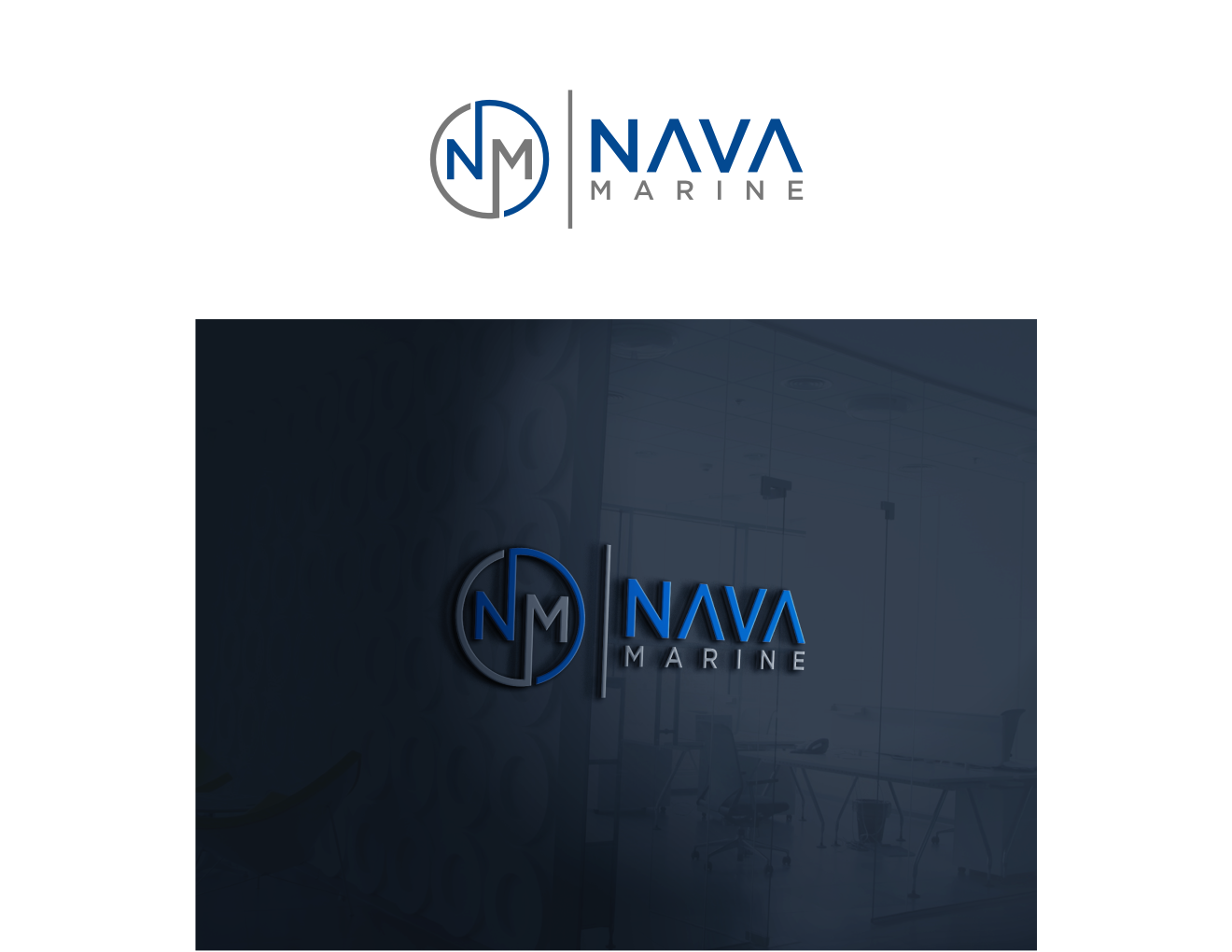 Logo Design for NAVA Marine