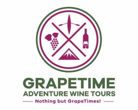 Winning entry: GrapeTime Adventure Wine Tours entry by Artwizard1966
