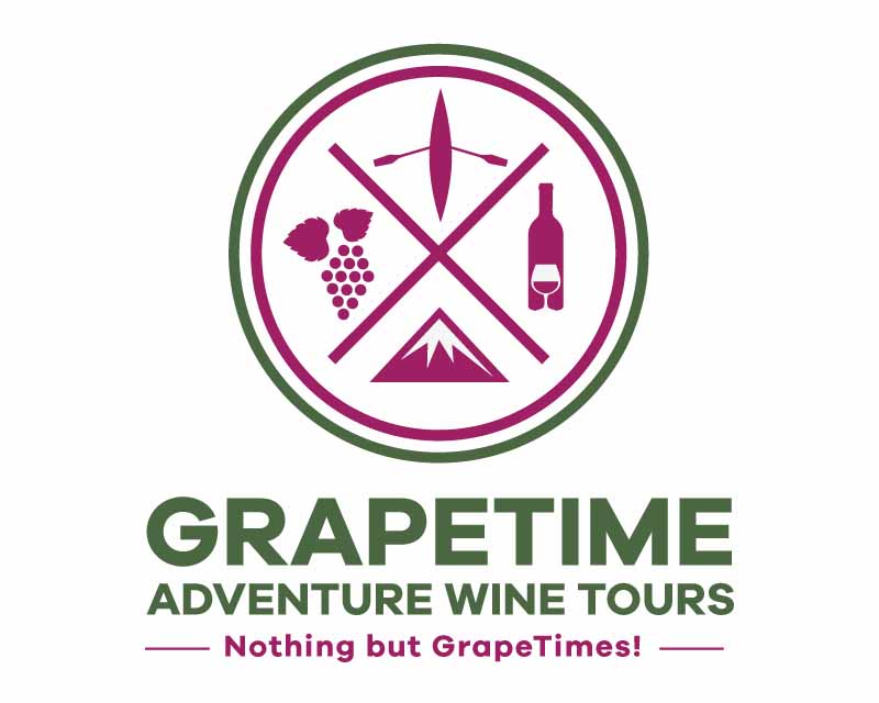 Logo Design for GrapeTime Adventure Wine Tours