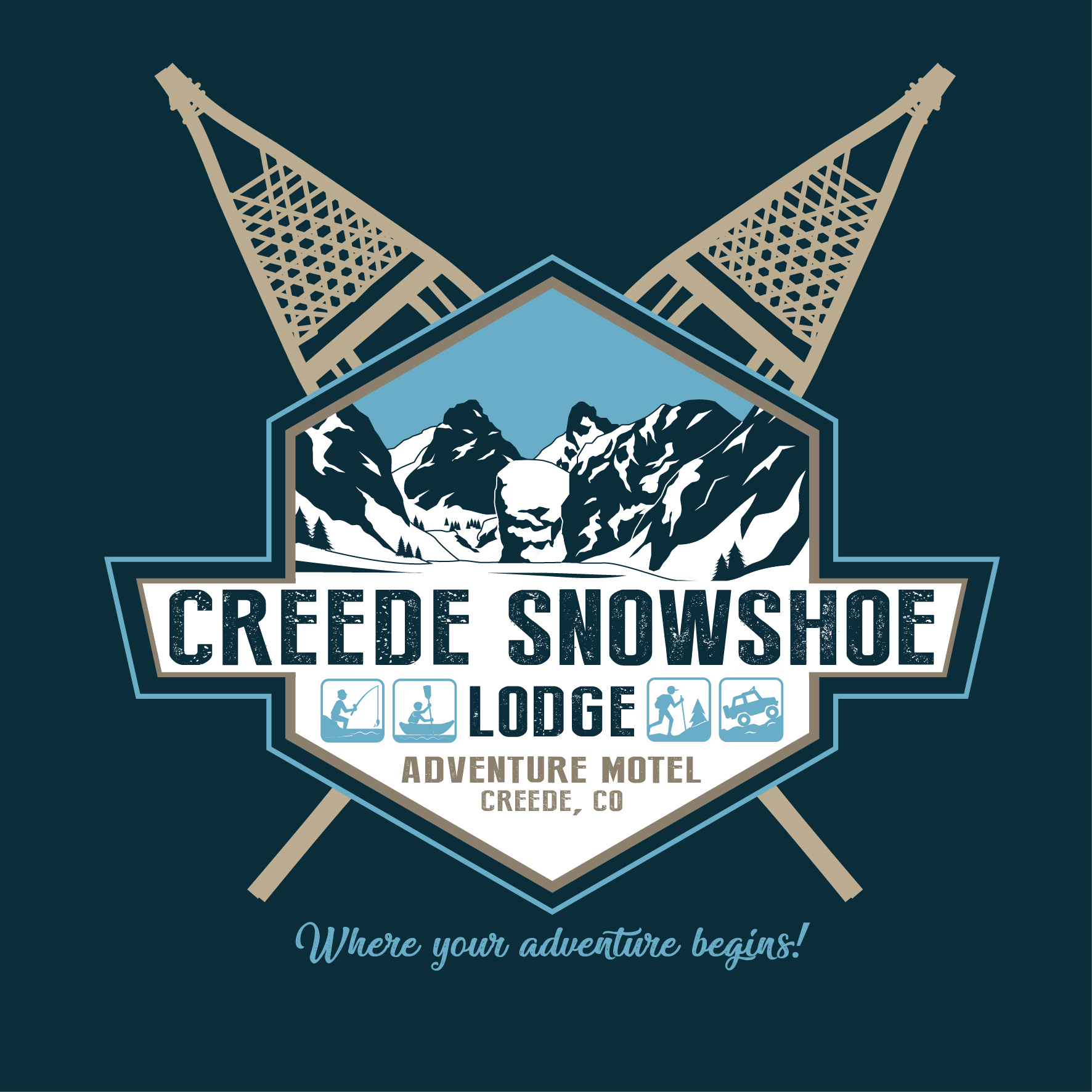 Logo Design for Creede Snowshoe Lodge
