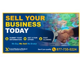 Vested Business Brokers entry by andesign
