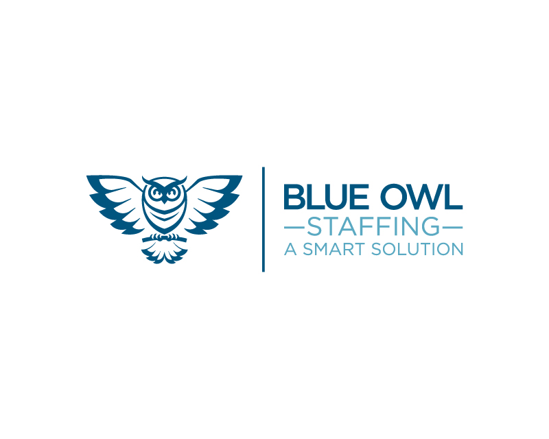 Logo Design for Blue Owl Staffing .com