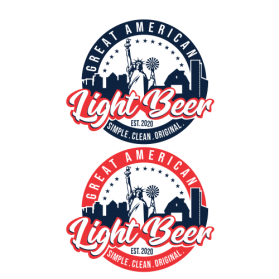 Great American Light Beer entry by balsh
