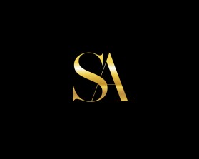 Elegant GOLD Two-Letter Logo with "S" and "A" entry by quimcey