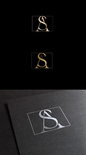 Elegant GOLD Two-Letter Logo with "S" and "A" entry by Lazuli0