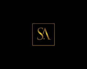 Elegant GOLD Two-Letter Logo with "S" and "A" entry by jihad53837