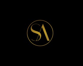 Elegant GOLD Two-Letter Logo with "S" and "A" entry by nabila42091