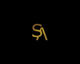 Elegant GOLD Two-Letter Logo with "S" and "A" entry by nabila42091